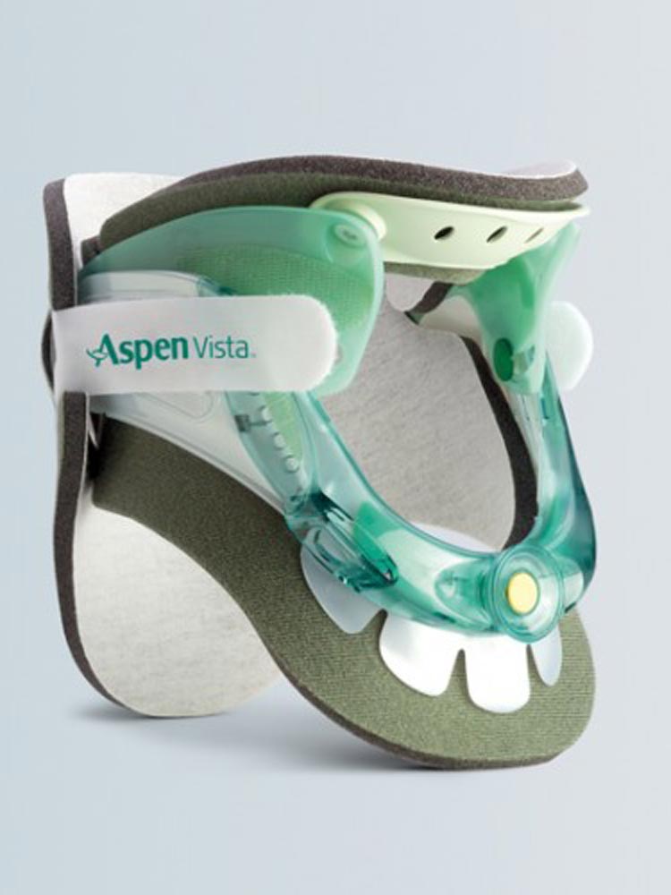 ASPEN® VISTA. Collare cervicale bivalve.